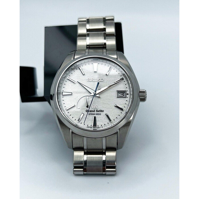 (SOLD!!) 41mm • 2014 Grand Seiko SBGA011 Spring Drive Snowflake Titanium